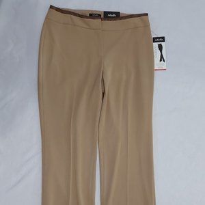 Rafaella Curvy fit Latte tan size 10 dress pants work slacks *NEW WITH TAGS NWT*